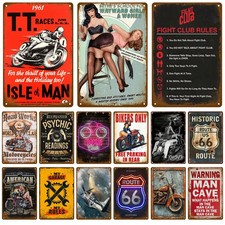 Room Items Aesthetic Men Bedroom Tin Metal Signs Home Décor 8x12 picture