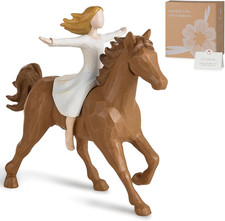 Storieme Horse Gifts for Women Girls: Cool Horse Figurines Statue Decorations picture