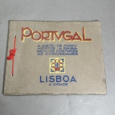 Vintage Lisbon Lisboa Portugal Souvenir Travel Picture Booklet Guide picture