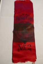 Vigilant Lodge Augusta, Georgia No 2 1940 RIBBON picture