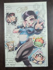 Street Fighter II #1 2026 Sunao Saito SDCC Exclusive Ronin Club Remarqued Signed picture