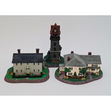 Norman Rockwell Hometown Collection Rhodes Studios Village Lot 3 Buildings 1990s picture