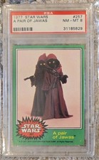 PSA 8 1977 Star Wars #257 A Pair of Jawas picture