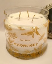 New Partylite Moonlight Clair De Lune 3-wick JAR CANDLE READ picture
