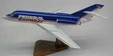 Falcon 20 Federal Express Airplane Wood Model New   picture