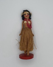 Vintage Hawaiian Hula Doll Nylon Pantyhose Face Made In Japan  picture