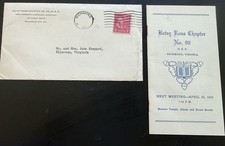 1954 BETSY ROSS CHAPTER 90 EASTERN STAR BOOKLET MEMBER BOOKLET RICHMOND VA G picture