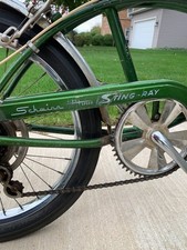Schwinn 5 Speed Green Sting-Ray, all original and everything works picture