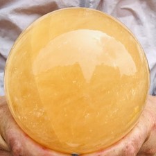 7.7lb Natural Huang bing zhou Stone Ruby Ball Quartz Reiki Rock Healing picture