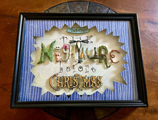 Rare Disney's The Nightmare Before Christmas 3D Shadow Box picture