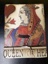 SID DICKENS T-161 QUEEN of HEARTS Memory Block Tile Wall Art- Retired picture