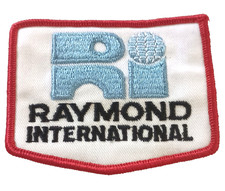 VTG Raymond International Pipeline Jacket Hat Patch New NOS 1980s picture