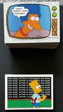 1990 Topps The Simpsons Vintage Near Complete Base & Sticker Set Bartman #1 picture