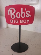 Bob's Big Boy Miniature Restaurant Sign. 3d Printed. 6.5