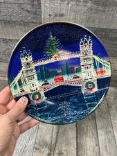 Anthropologie Holiday in the City London Dessert Plate London Bridge 2023 picture