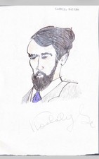 Zoltan Kodaly Signed Autograph Original Portrait Sketch Hungarian Composer picture