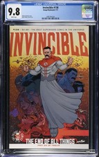 Invincible #138 CGC 9.8 1st Printing Key Fighting Death Thragg Tragedy picture