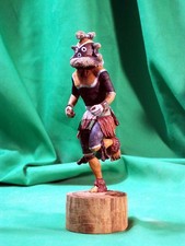 Wik'china, the Greasy Kachina by the Legendary Vern Mahkee - Spectacular picture