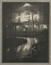 c.1909 ALVIN LANGDON COBURN LONDON - LEICESTER SQUARE picture