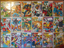 Large Uncanny X-Men 18 Comic lot (Marvel Comics 1992-1994) Classic 90's X-Men picture