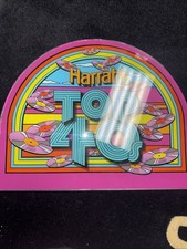 Authentic Las Vegas Harrah’s Hotel & Casino Top 40’s Head Slot Glass picture