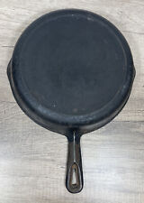 Vintage No. 7, 10-1/8 inch Cast Iron Pan, Smooth, Flat picture