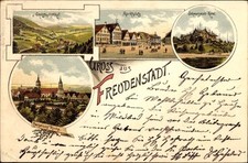 Litho Freudenstadt in the Black Forest, Christophstal, Market,... - 4174530 picture