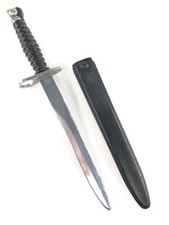 Swiss M1957 Combat Knife Bayonet w/ Scabbard - Switzerland PE57 picture