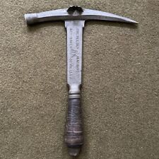 VINTAGE BELDEN SLATE HAMMER Embossed STACKED LEATHER HANDLE  USA 🇺🇸 Nice picture