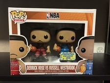 Nba 2015 Derrick Rose Vs Russell Westbrook Funko Pop. Free Mystery Included picture