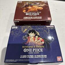 One Piece TCG: OP-01 Romance Dawn + OP-02 Paramount War Booster Boxes - New picture
