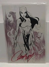 ELEKTRA #1 COVER C (MARVEL) SIGNED BY J. SCOTT CAMPBELL/ #0321/ NM-/+ picture