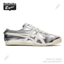 Onitsuka Tiger MEXICO 66 Classic Sneakers Unisex Silver/White Shoes THL7C2-9399 picture