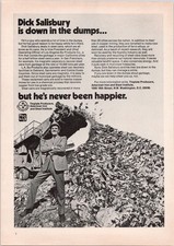 Tinplate Producers 1974 Vintage Print Ad Steel Can Recycling Dump picture