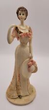 Vintage Porcelain Figurine: Belle Epoque Woman holding a hat (6.5