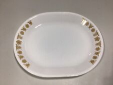 Vintage Corelle Butterfly Gold Serving Platter Plate Dish 12 1/4