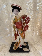 Vintage Nishi Doll – Nanamaigasa Scene Dohjohji Japanese Geisha  – Made in Japan picture