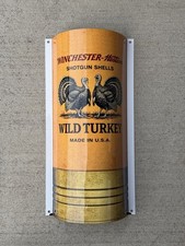 WOWCurved  Winchester Wild Turkey Shotgun Shells 3D Sign  Ammunition Hunting picture