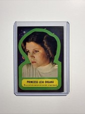 1977 TOPPS STAR WARS PRINCESS LEIA ORGANA TRADING CARD STICKER #2 NRMT/MINT  picture