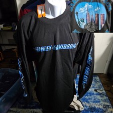 Rare 2001 Harley Davidson New York City Twin Towers Shirt XXL picture