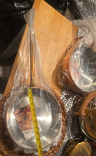 NEW 2pc Mauviel Cuprinox Copper Set 24cm Saute Pan 3.2Qt & 24cm Fry Pan France picture