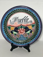 Hernandez Puebla Mexico Pottery Plate Talavera Wall Art 12” picture