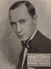 Charley Straight bandleader MCA New York promo 1930 - Original HAND SIGNED Photo picture