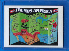TRUMPOCRACY 1ST 100 DAYS #63 TRUMP'S AMERICA 2017 TOPPS WACKY PACKAGES picture