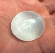 Mini Selenite Palmstone 1 1/2” picture
