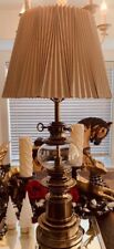 Stiffel Brass & Glass Globe Hollywood Regency Table Lamp- Rare picture