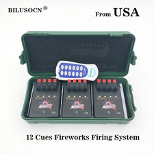 Proffession Wireless 12 Cues Fireworks Firing System + Remote Control for Party  picture