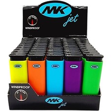 MK JET Torch Lighter Windproof Adjustable Flame Refillable -W/50 COUNT DISPLAY picture