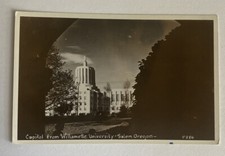 Capitol, Willamette University ~ Salem, Oregon OR Photo ~ Vintage RPPC Postcard picture