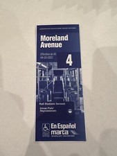 MARTA Bus Route 4 Map - Moreland Avenue Schedule picture